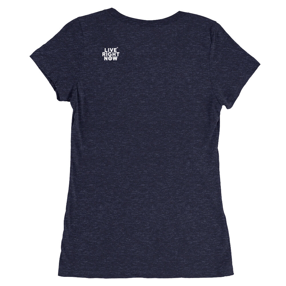 Copy of LIVE RIGHT NOW Ladies' cut short sleeve t-shirt. FPT ED