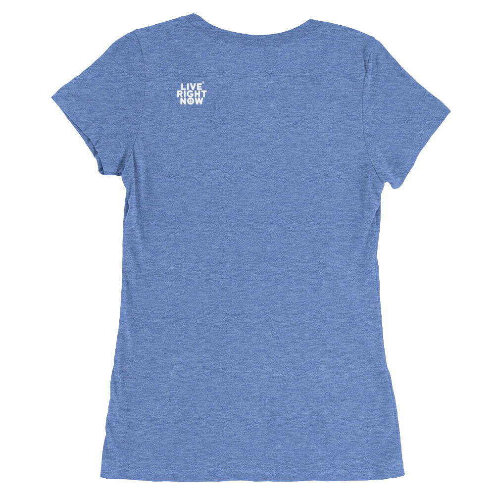 Copy of LIVE RIGHT NOW Ladies' cut short sleeve t-shirt. FPT ED