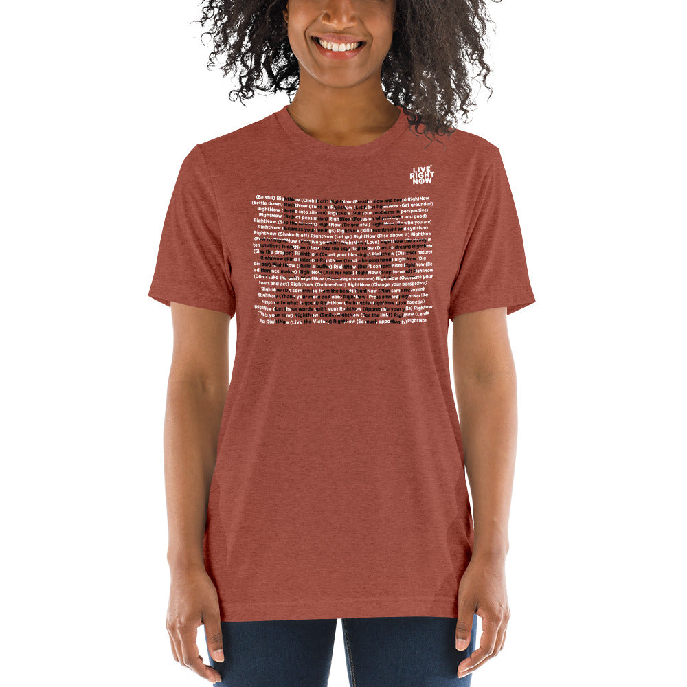 Authentic Live Right Now Unisex T-shirt