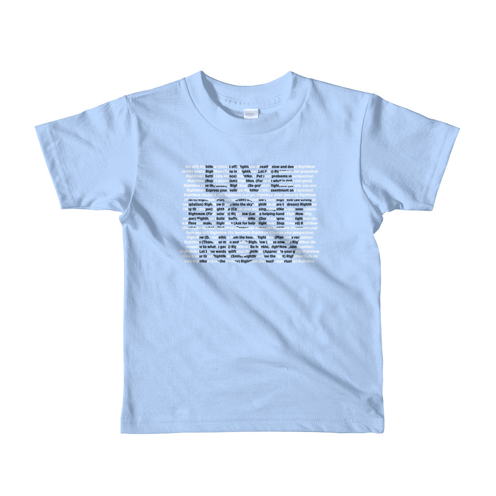 Short sleeve little kids t-shirt