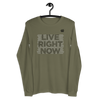Authentic Live Right Now Unisex Long Sleeve Tee